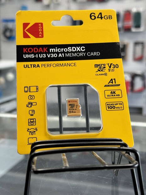 microsdxc 64GB szupergyors A1 U3 V30 4K