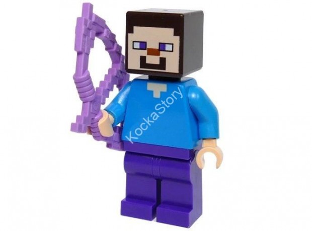 min009 LEGO(R) Minecraft(R) &#8211; Steve &#8211; Dark Purple Legs +