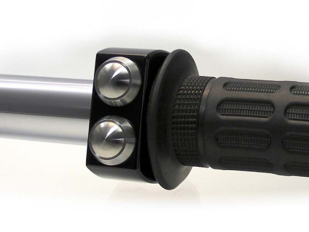 motogadget mo.Switch 2 nyomgombos kapcsol, 22 mm, fekete/VA