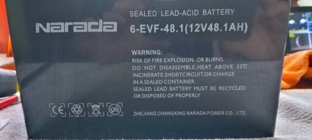 narada elektromos aut akkumultor 