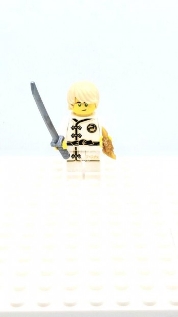 njo429 Ninjago Lloyd &#8211; White Wu-Cru Training Gi, Tousled Hair