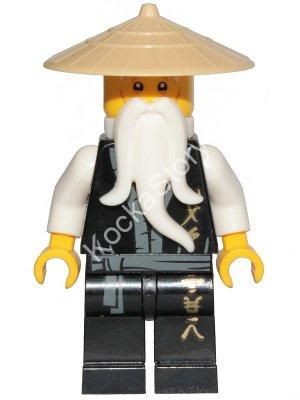 njo495 LEGO(R)Ninjago Wu Sensei &#8211; Legacy, Black Robe + bot elad