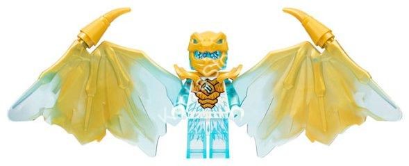 njo770 LEGO(R) Ninjago Golden Dragon Zane + fegyver elad