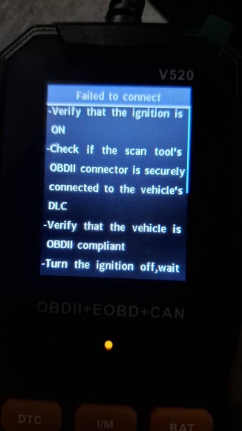 obd V520 hibakód olvasó obd II obd 2 .