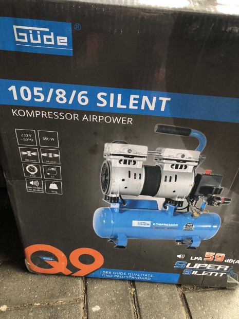 olajmentes kompresszor Gde Airpower 105/8/6 Silent