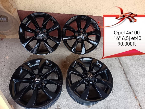 opel 4x100 16 col alufelni szett 