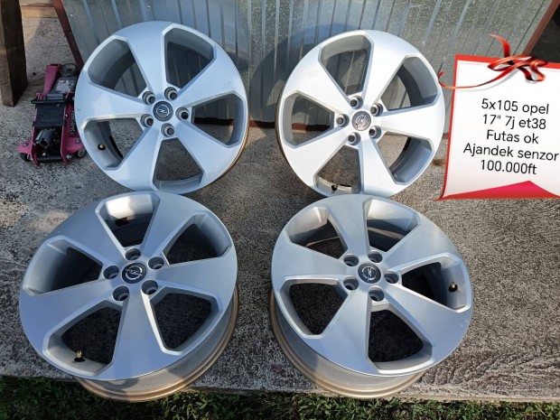 opel 5x105 17 col alufelni szett 