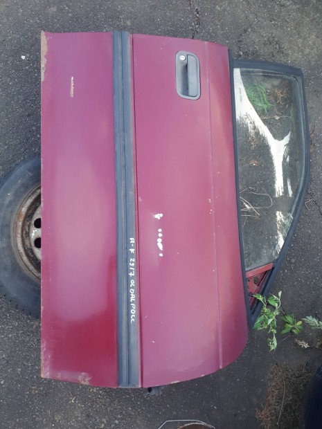 opel astra F, 1992 bordó jobb első ajtó üveggel emelővel
