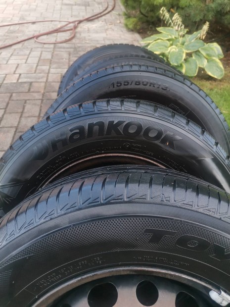 opel corsa 155 80 r13 4db téli, 4db nyári kerék