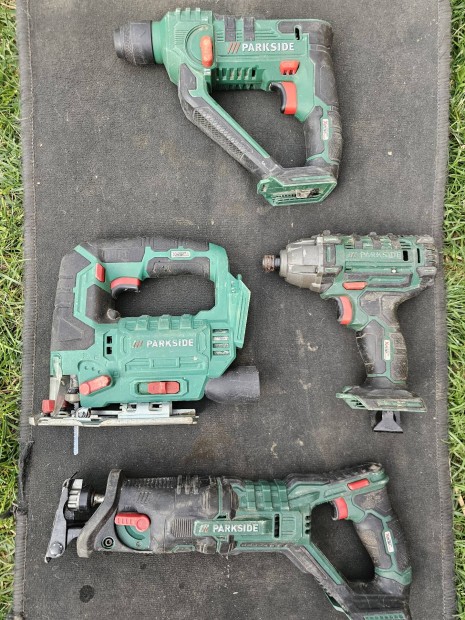 parkside gépek 4db