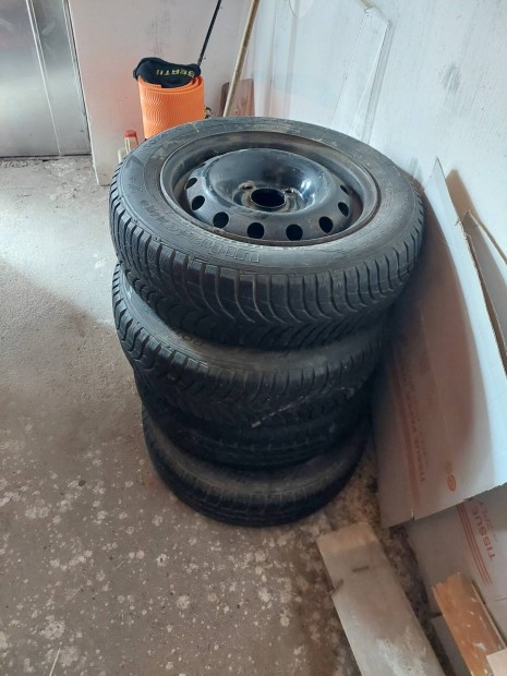 peugeot 206 c2 c3 citroen 14" téli gumi garnitúra kerék