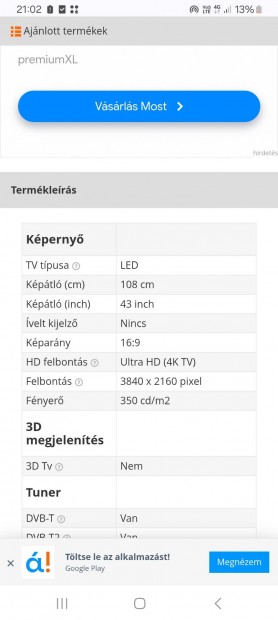 philips 4ks Teljesen j Smart tv.