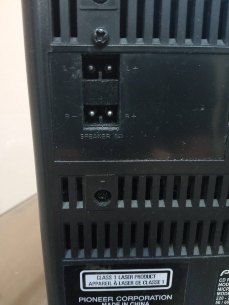pioneer USB mikro hifi + távirányító