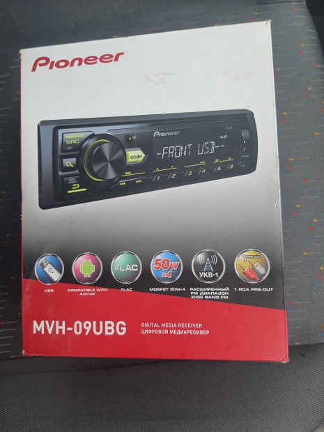pioneer autórádió aux,usb
