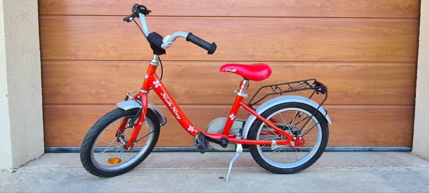 piros gyerek bicikli 16"