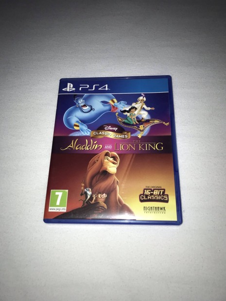 ps4 Disney Classic Games Aladdin & Lion King eredeti jtk