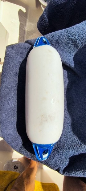 puffer bója fender kék fehér 1 db