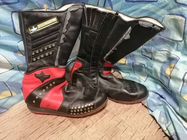 retro motoros csizma 39 es