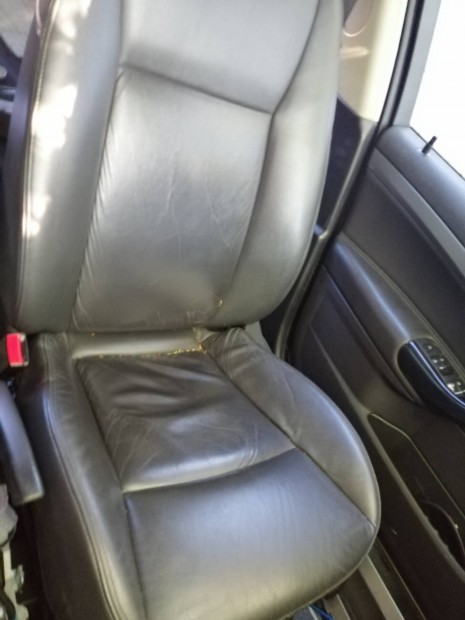 saab 9-3 fekete bőr ülésgarnitúra 