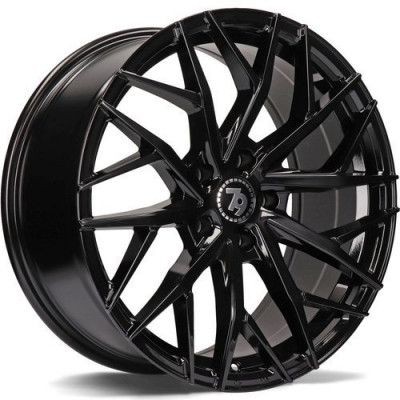 seventy9 SV-C Fényes fekete 7,5X17 5X108 ET42 CB67,1 | alufelni |