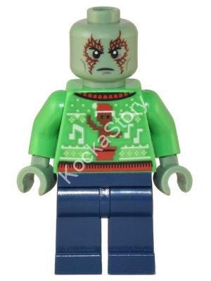 sh837 Marvel Super Heroes Holiday Sweater Drax, Silverware, and Power