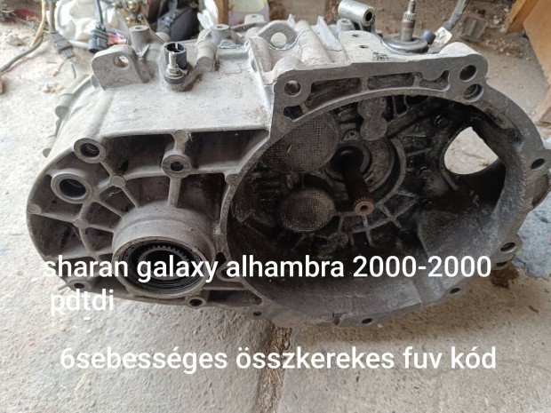 sharan galaxy alhambra 2000-2008 sebessg vlto
