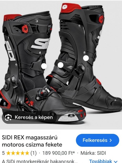 sidi motoros csizma