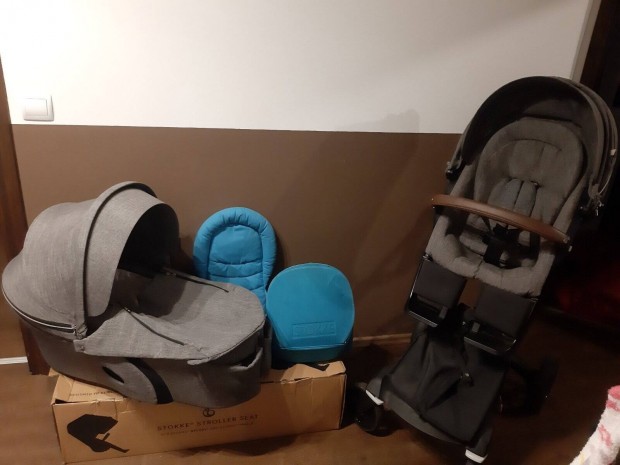 stokke xplory v6 greey melange babakocsi