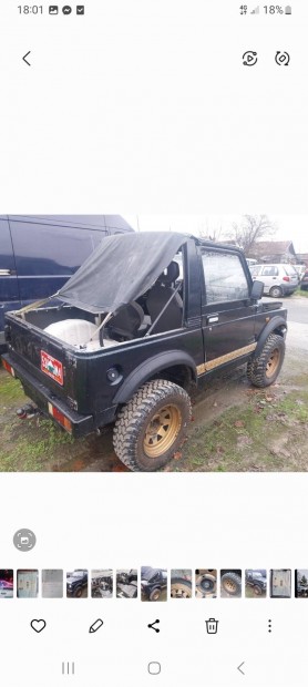 suzuki Samurai bikini ponyva