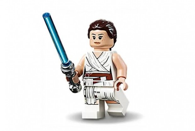 sw1054 LEGO(R) Star Wars Rey &#8211; White Tied Robe + lightsaber