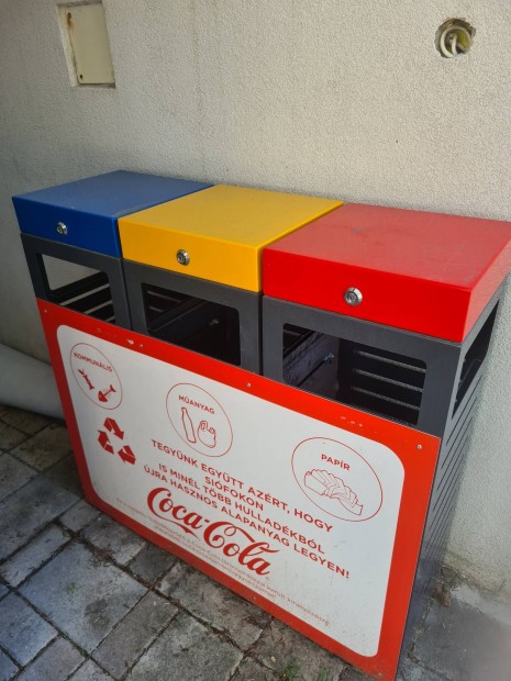 szelektiv fesztivalos f�m kuka