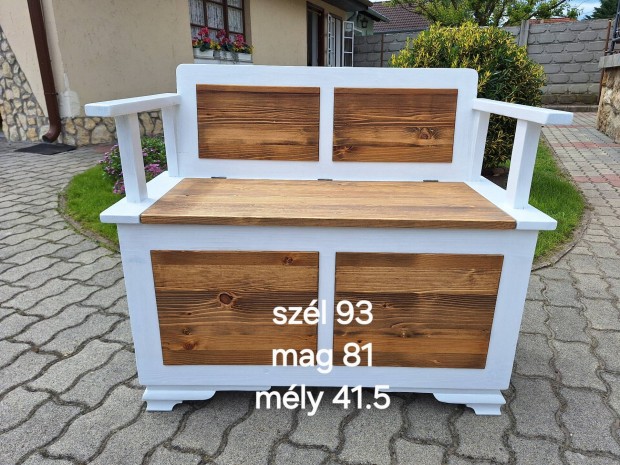 szennyestartós pad
