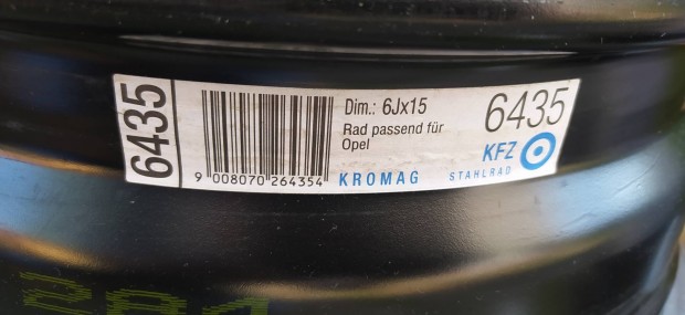 tli gumi kerk Opel Astra Corsa Zafira Meriva 15 jszer kerekek 