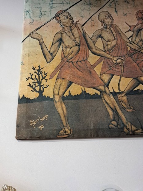 törzsi jelenet 137x80 cm ppl
