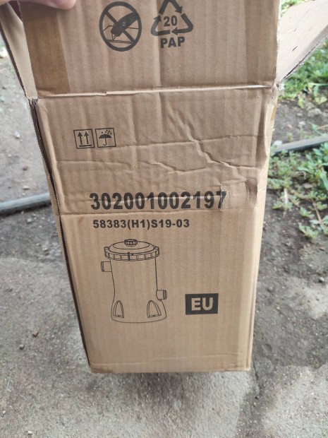 új Bestway papírszűrős vízforgató 58383