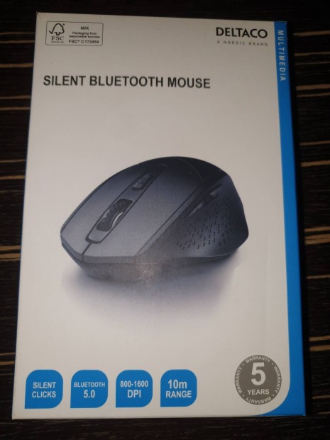 j Deltaco silent bluetooth 5.0 vezetk nlkli egr 