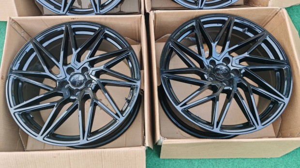 új Keskin Kt 20 lakk fekete alufelnik 5x100 r19