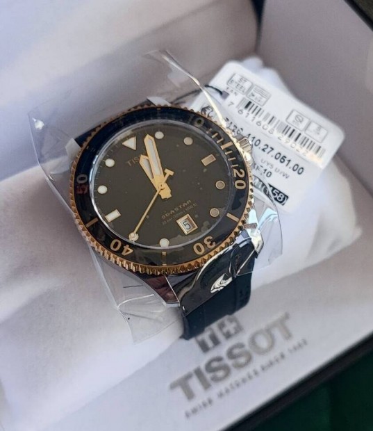 j Tissot Seastar frfi ra karra bvr diver 300m 40mm