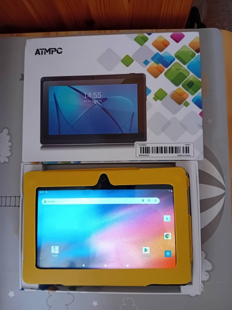 új android tablet 7 colos bőr tokkal