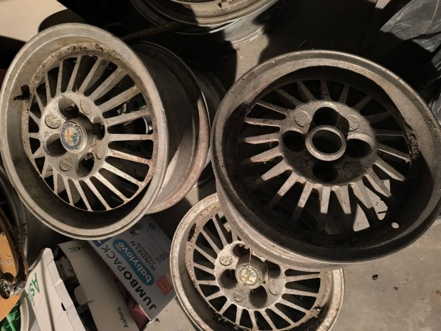 veter�n alfa romeo retro alufelni 4x98 peremes 3db!
