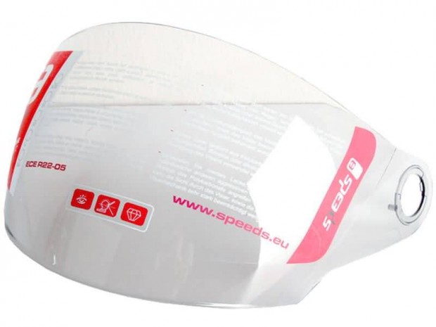 visor slightly tinted for helmet Speeds Jet City II