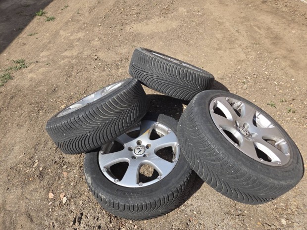 vw gyári alufelni 5x112 17" kétszéles