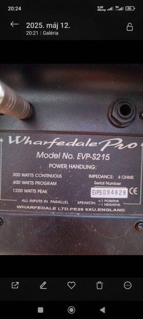 wharfedale pro hangfal eladó olcsón!