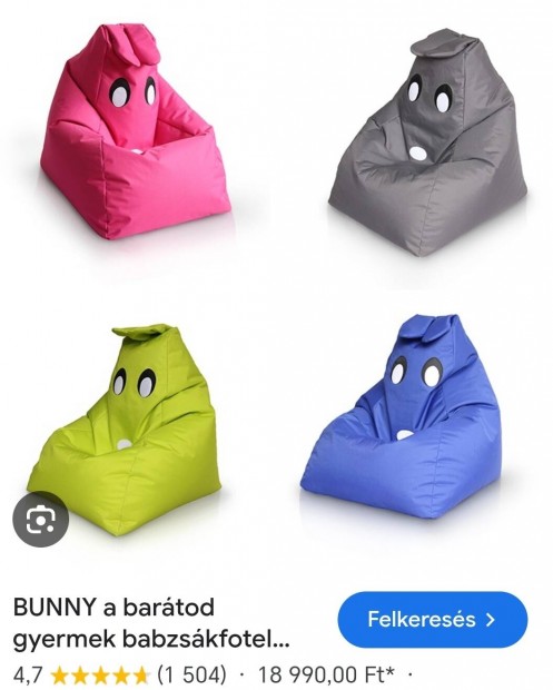 xl babzsák gyerekeknek