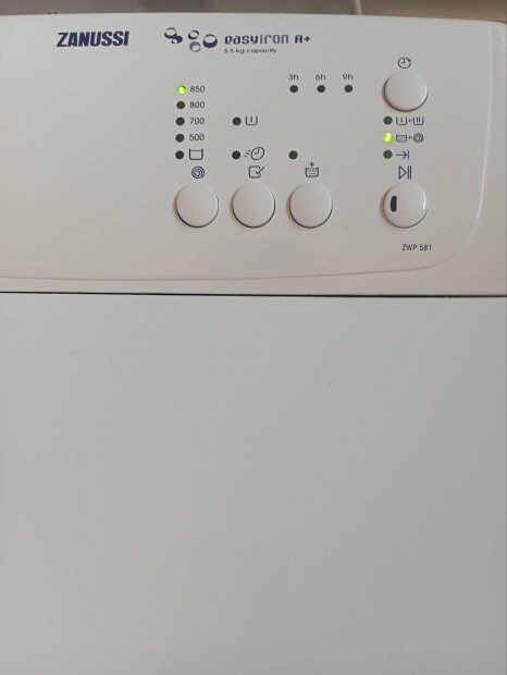 zanussi felültöltős kiváló állapotú mosógép
