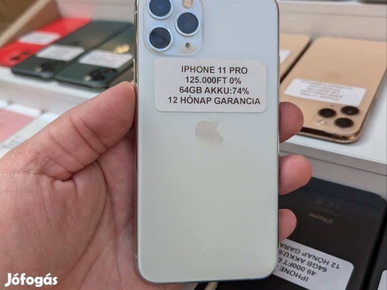 Apple Iphone 11 Pro Fehér Független 64gb Garanciával Viii Kerület Mobiltelefon Jófogás 9672