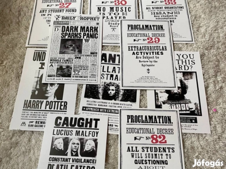 Harry Potter képeslap szett XVII kerület Egyéb Jófogás