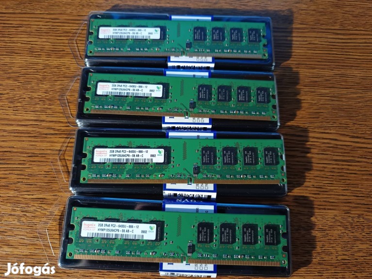 Hynix 4x2GB PC6400U DDR2 RAM kit V kerület Memória Jófogás