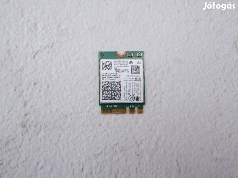 Scheda Wifi 2.4G / 5G 3160ngw Per Scheda Di Rete Wireless M.2 Per