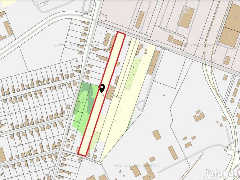 Nyírbátor ipari parkjában 9206 m2-es telek engedélyezett tervekkel